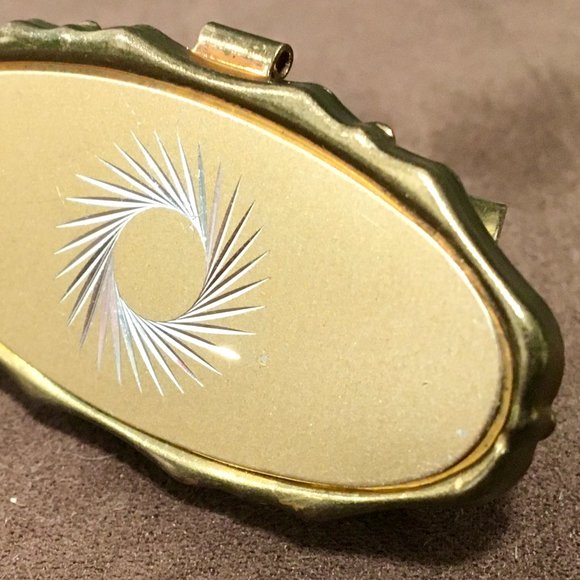 Vintage Retro Lipstick Holder w Mirror Makeup Case - Picture 2 of 10